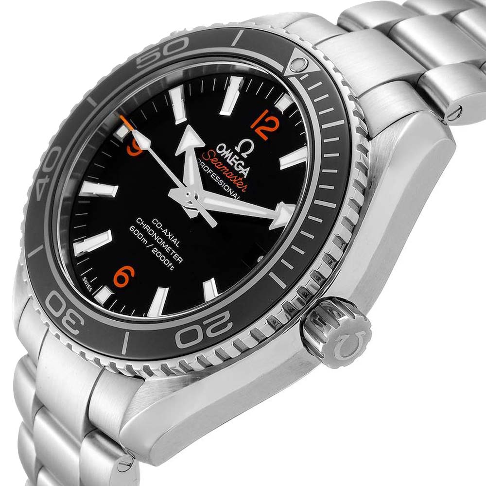 

Omega Black Stainless Steel Seamaster Planet Ocean 600M 232.30.42.21.01.003 Men's Wristwatch 42 MM