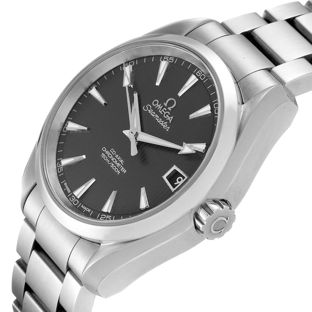 

Omega Grey Stainless Steel Seamaster Aqua Terra 231.10.39.21.06.001 Men's Wristwatch 39 MM