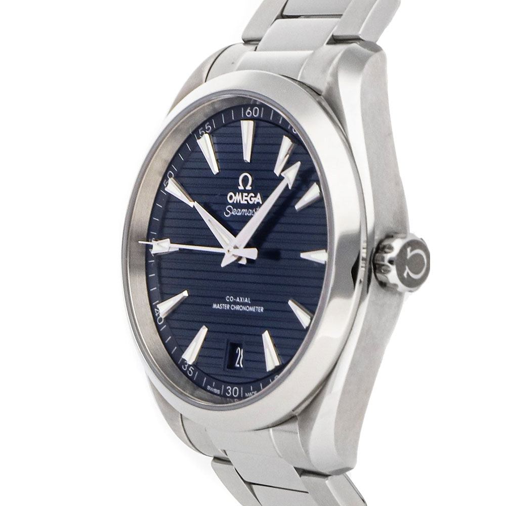 

Omega Blue Stainless Steel Seamaster Aqua Terra 150m 220.10.41.21.03.004 Men's Wristwatch 41 MM