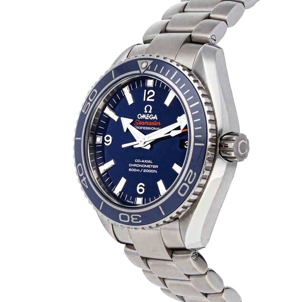

Omega Blue Titanium Seamaster Planet Ocean 600m 232.90.42.21.03.001 Men's Wristwatch 42 MM