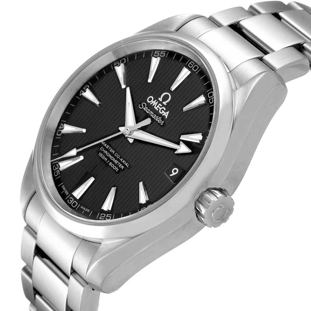 

Omega Black Stainless Steel Seamaster Aqua Terra 231.10.42.21.01.003 Men's Wristwatch 41.5 MM