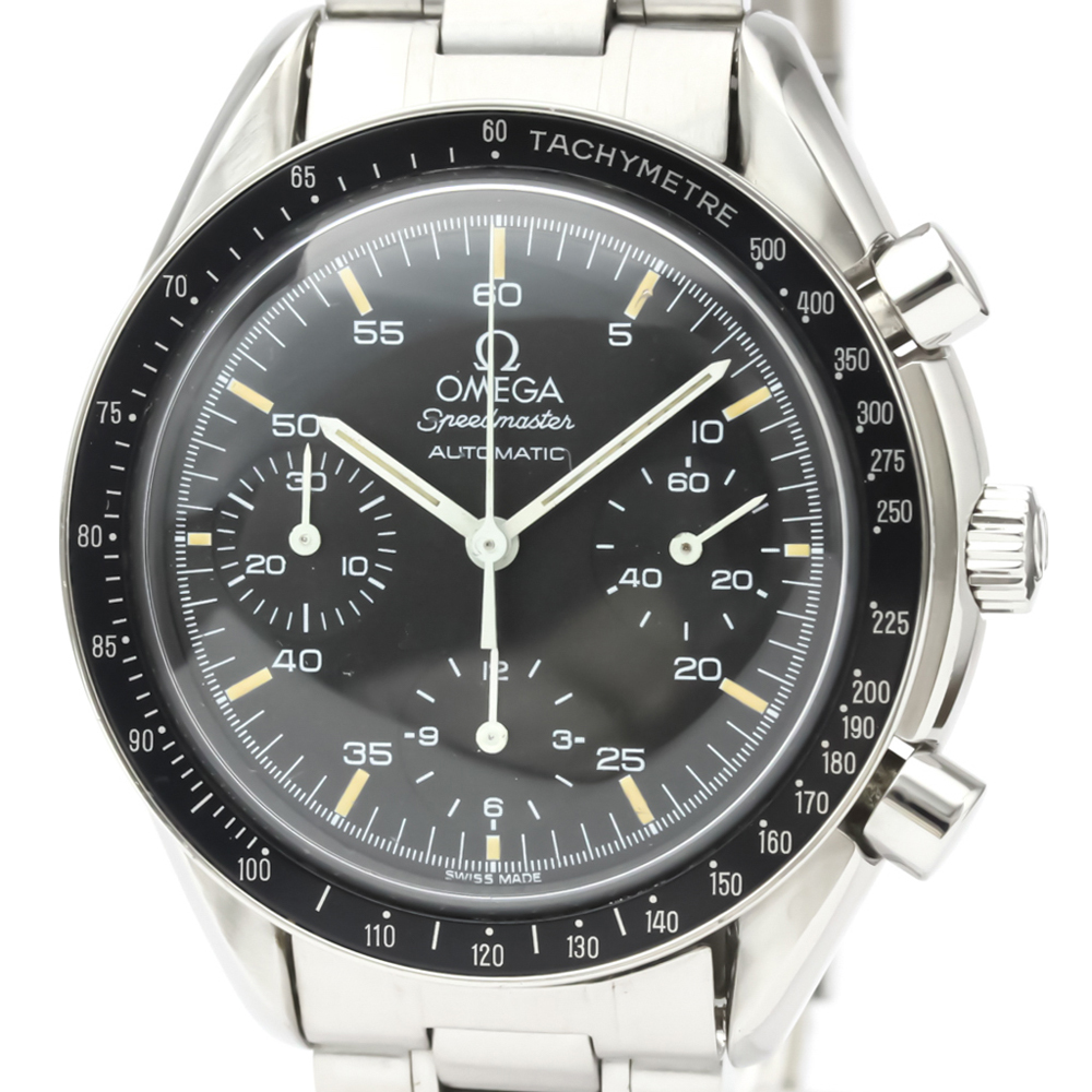 

Omega Black Stainless Steel Speedmaster 3510.50 Automatic Men's Wristwatch 39 MM