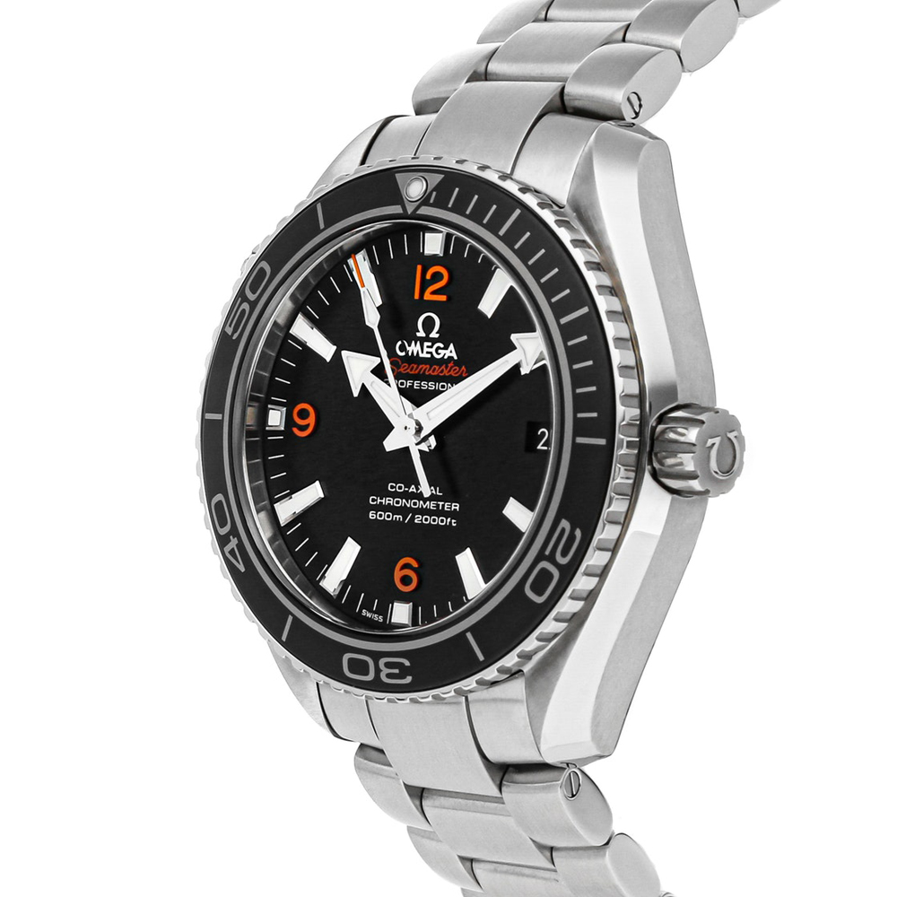 

Omega Black Stainless Steel Seamaster Planet Ocean 600m 232.30.42.21.01.003 Men's Wristwatch 42 MM