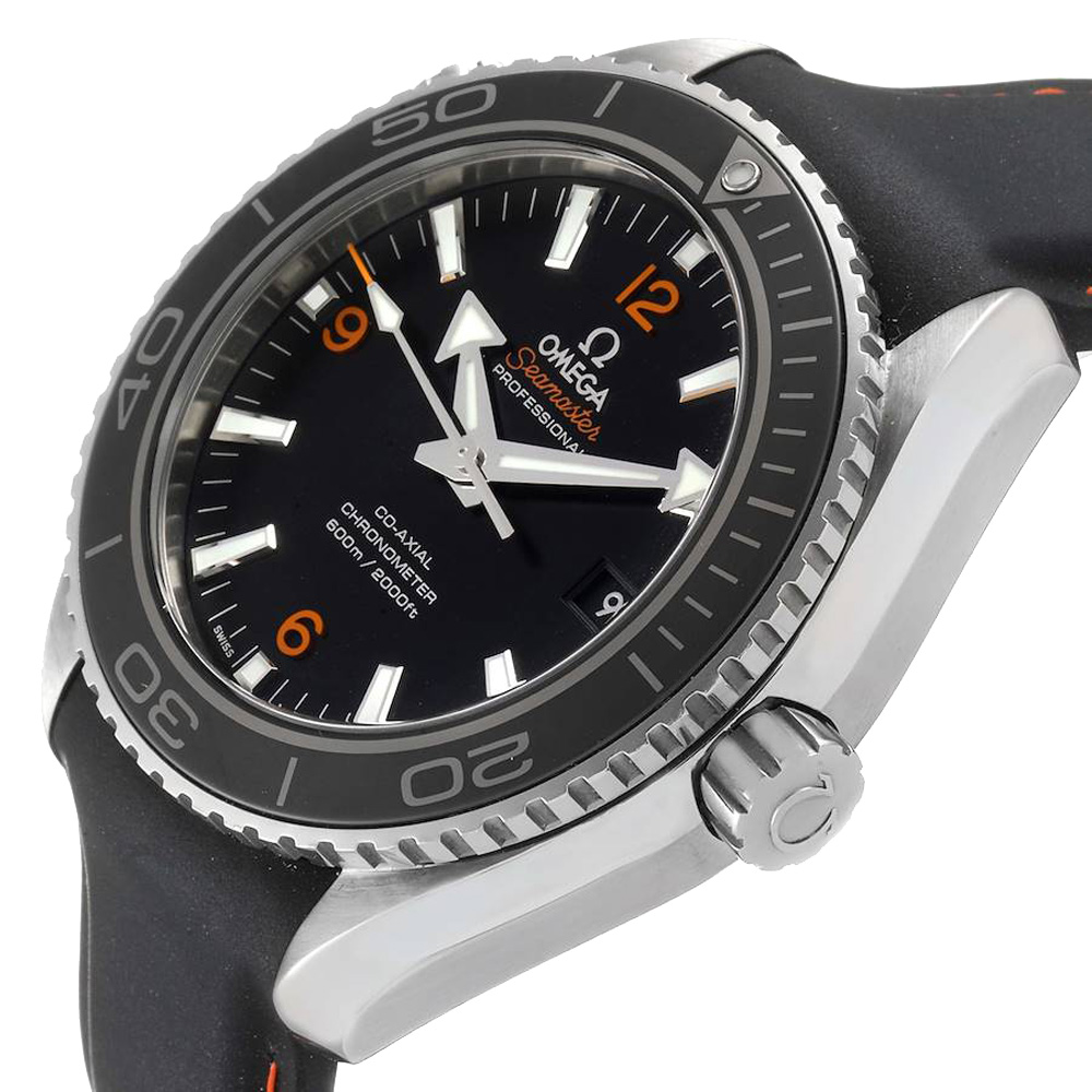 

Omega Black Stainless Steel Seamaster Planet Ocean 600m 232.32.46.21.01.003 Men's Wristwatch 45.5 MM