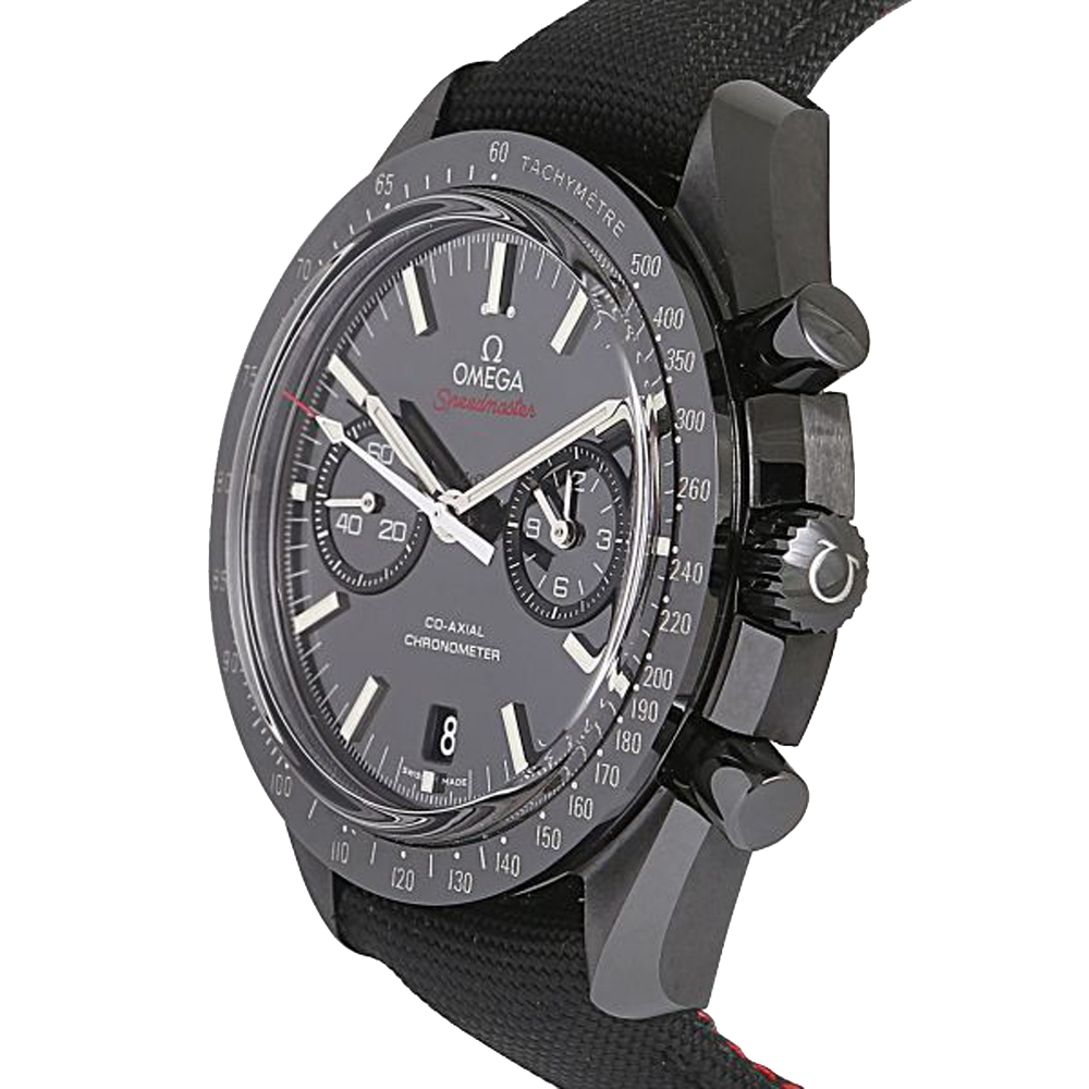 

Omega Black Ceramic Speedmaster Men's Wristwatch