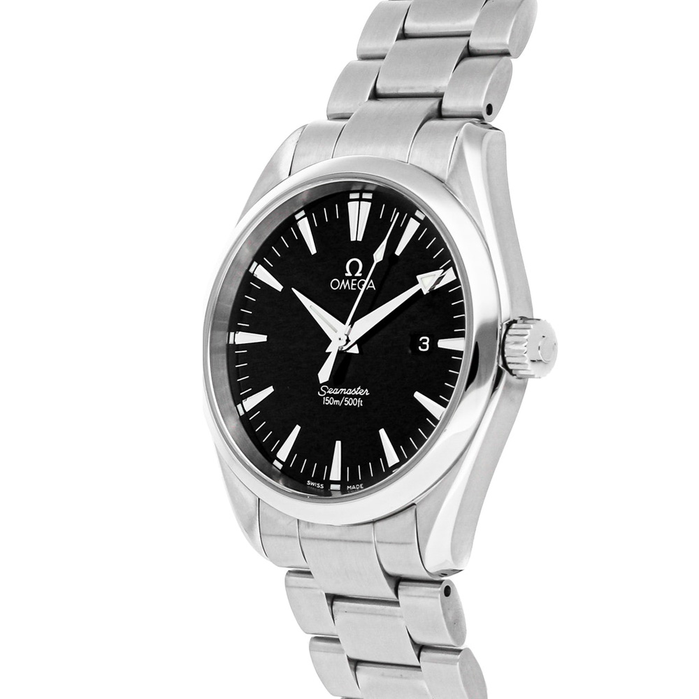 

Omega Black Stainless Steel Seamaster Aqua Terra 2517.50.00 Men's Wristwatch 39 MM