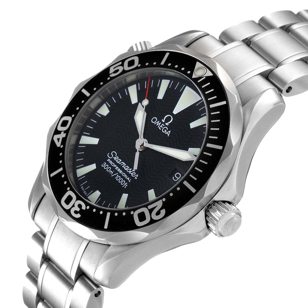 

Omega Black Stainless Steel Seamaster James Bond 2262.50.00 Men's Wristwatch 26 MM