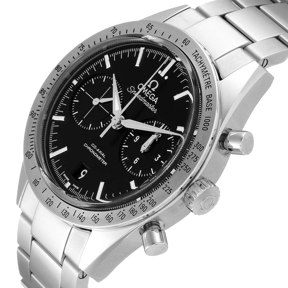 

Omega Black Stainless SteelSpeedmaster 57 Co-Axial Chronograph 331.10.42.51.01.001 Men's Wristwatch 41.5 MM