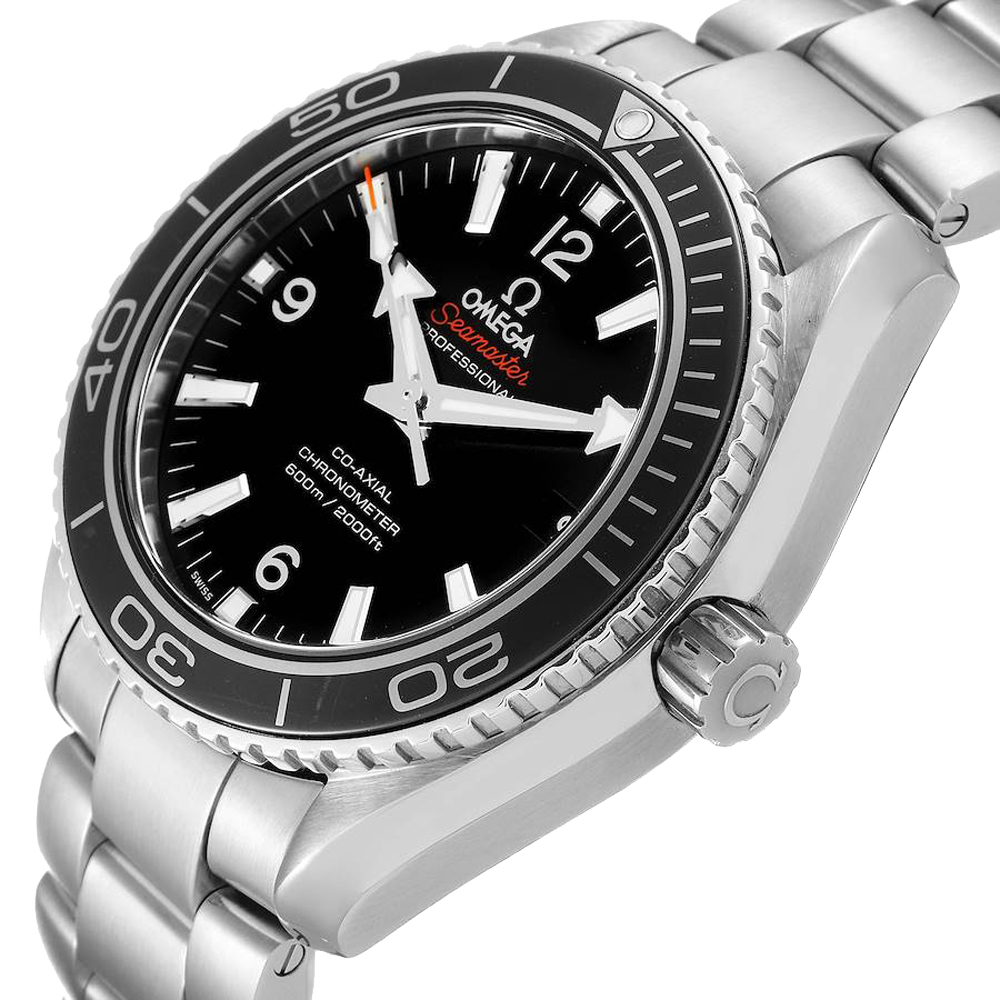 

Omega Black Stainless Steel Seamaster Planet Ocean 232.30.42.21.01.001 Men's Wristwatch 42 MM