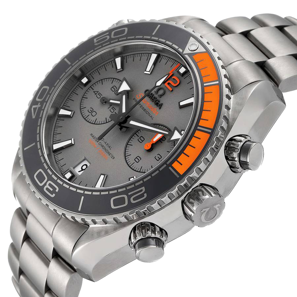 

Omega Grey Titanium Planet Ocean Co-Axial 215.90.46.51.99.001 Men's Wristwatch 45.5 MM