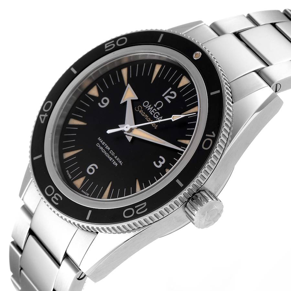 

Omega Black Stainless Steel Seamaster 300 Master Co-Axial 233.30.41.21.01.001 Men's Wristwatch 41 MM