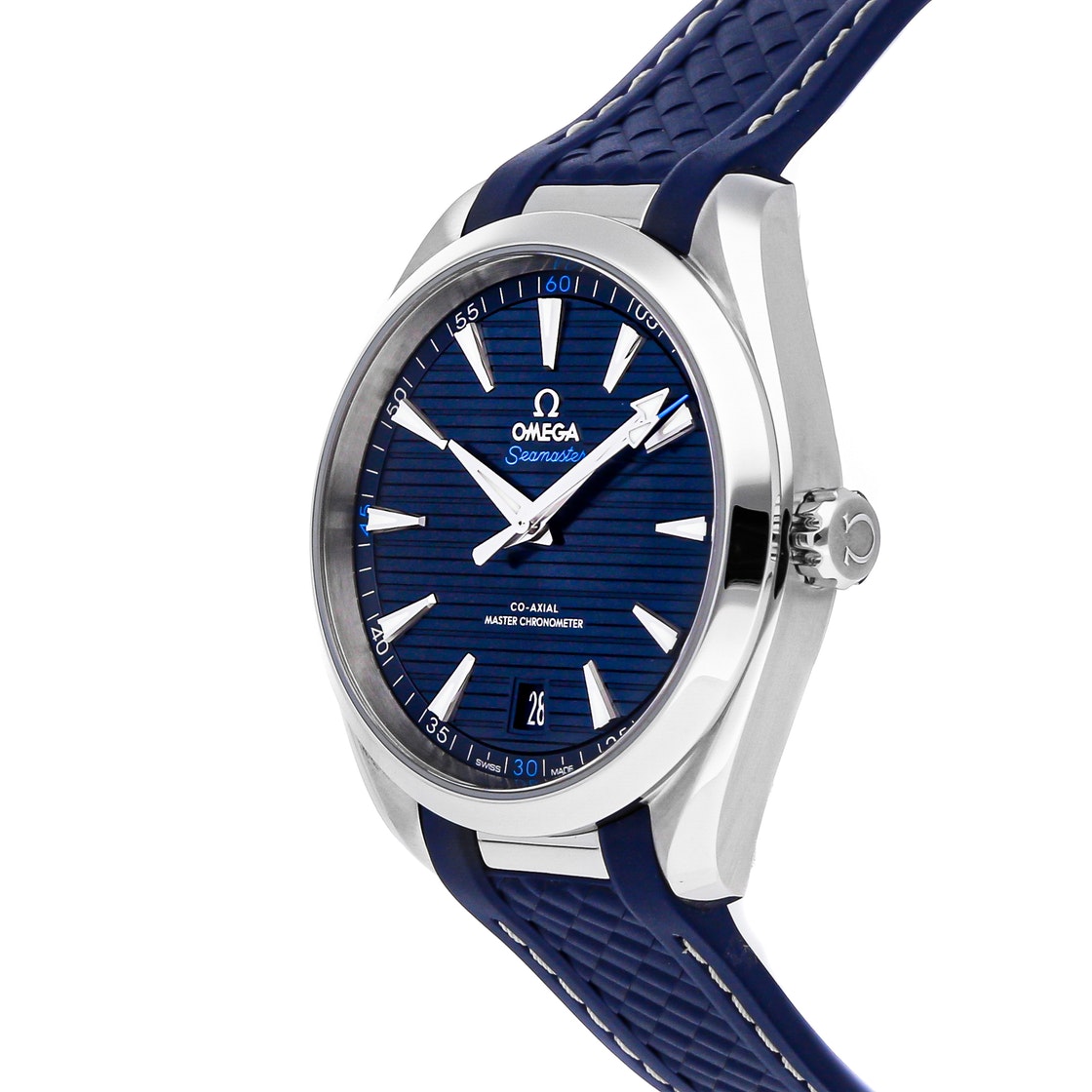 

Omega Blue Stainless Steel Seamaster Aqua Terra 150m 220.12.41.21.03.001 Men's Wristwatch 41 MM