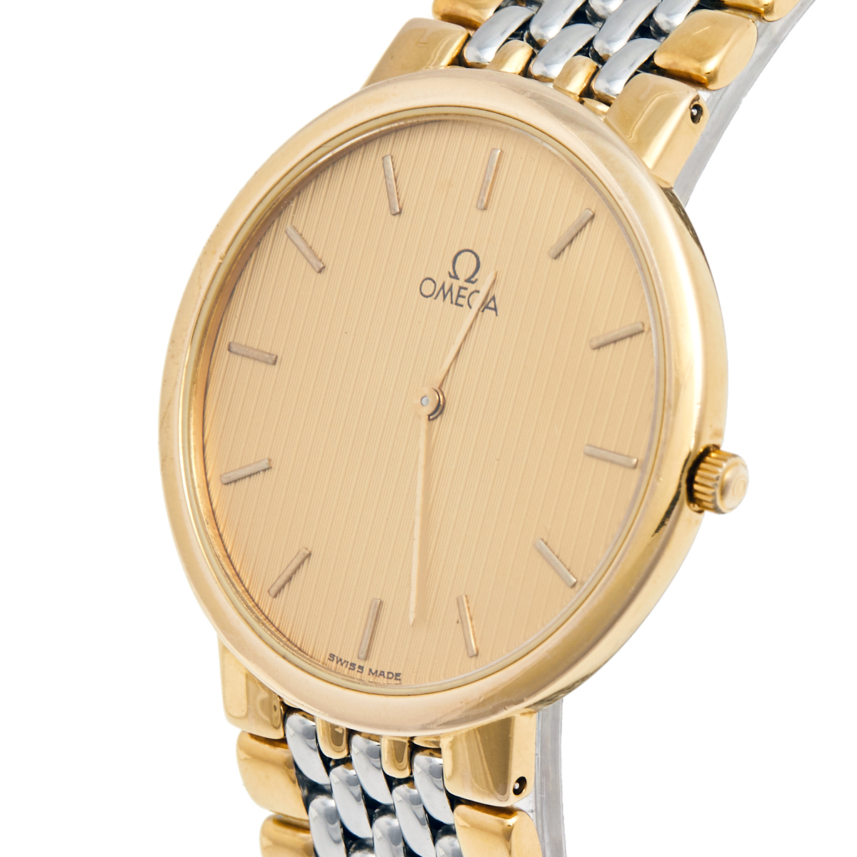 

Omega Champagne Two Tone Stainless Steel De Ville, Multicolor