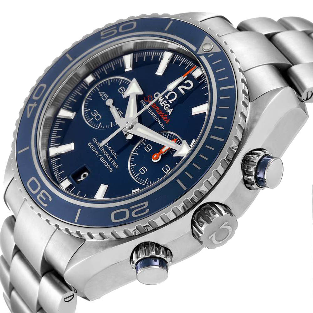 

Omega Blue Titanium Seamaster Planet Ocean 232.90.46.51.03.001 Automatic Men's Wristwatch 45.5 MM