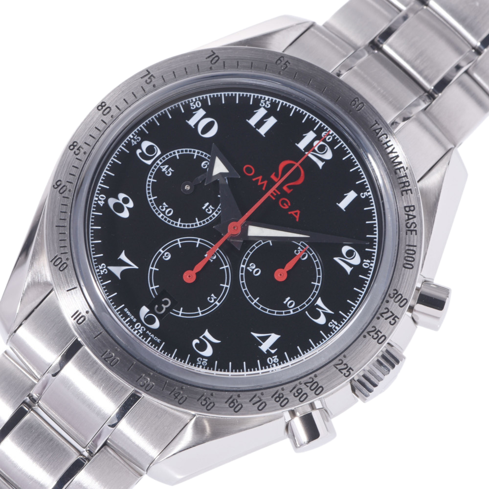 

Omega Black Stainless Steel Speedmaster Broad Arrow 3558.50 Automatic Men's Wristwatch 40 MM