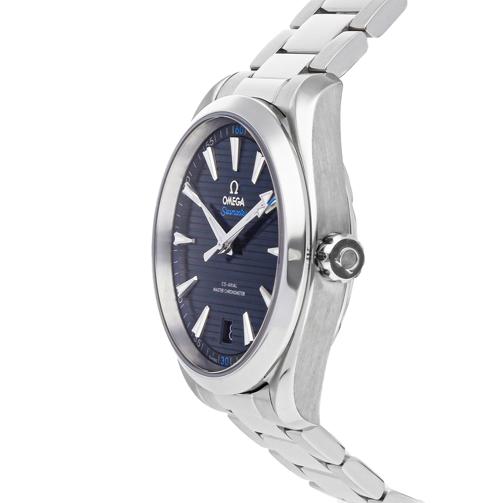 

Omega Blue Stainless Steel Seamaster Aqua Terra 150m 220.10.41.21.03.001 Men's Wristwatch