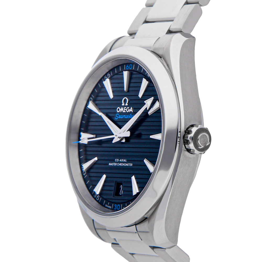 

Omega Blue Stainless Steel Seamaster Aqua Terra 220.10.41.21.03.001 Men's Wristwatch