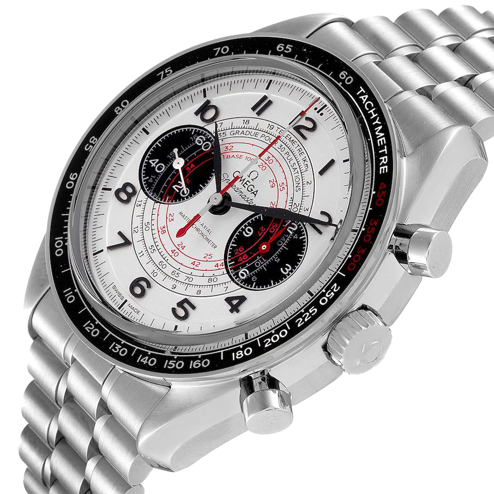 

Omega Silver Stainless Steel Chronoscope 329.30.43.51.02.002 Men's Wristwatch 43 MM