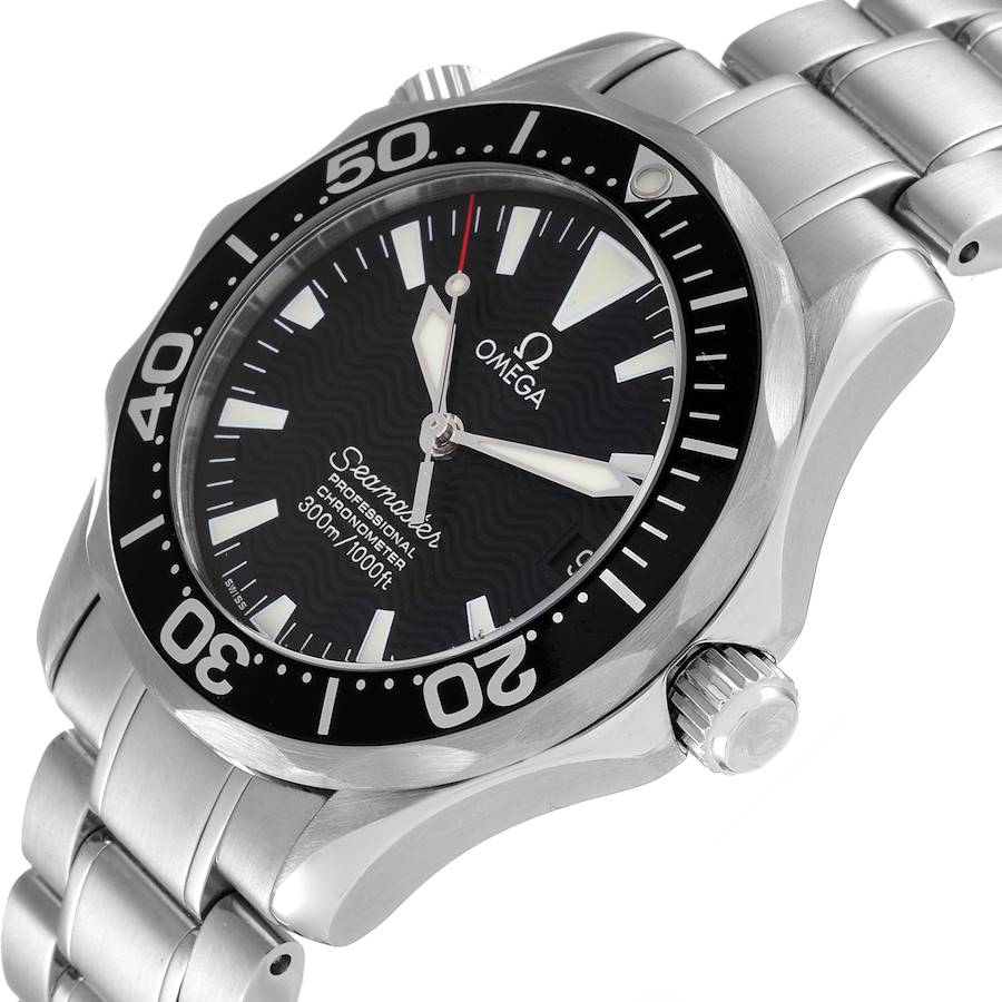 

Omega Black Stainless Steel Seamaster 2252.50.00 Men's Wristwatch 36 MM