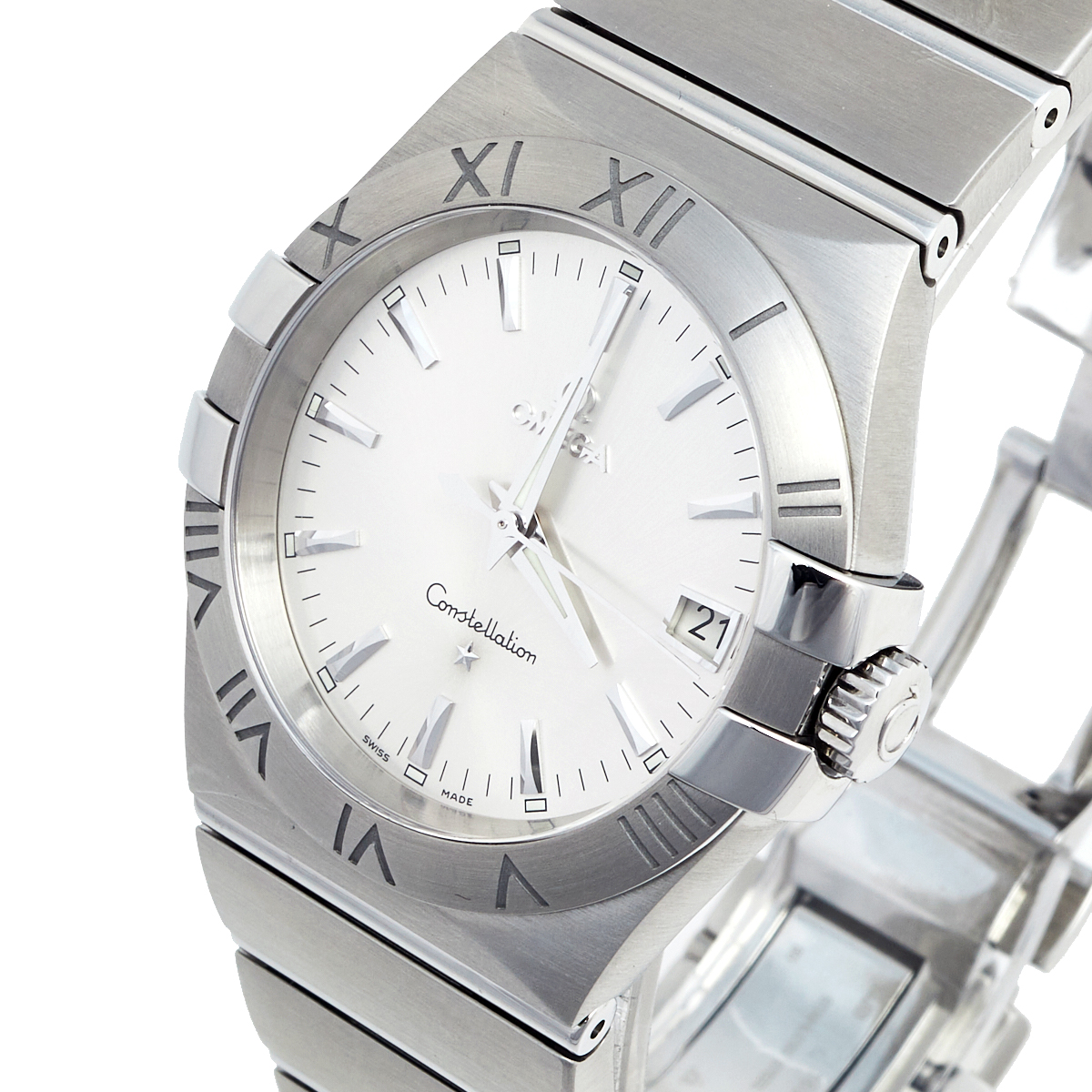 

Omega Silver Stainless Steel Constellation