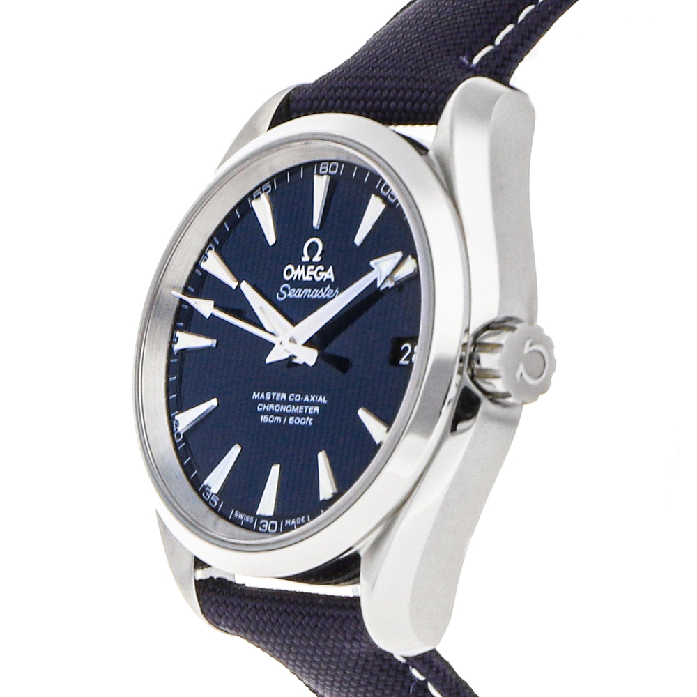

Omega Blue Stainless Steel Seamaster Aqua Terra 150m 231.13.39.21.03.001 Men's Wristwatch 39 MM