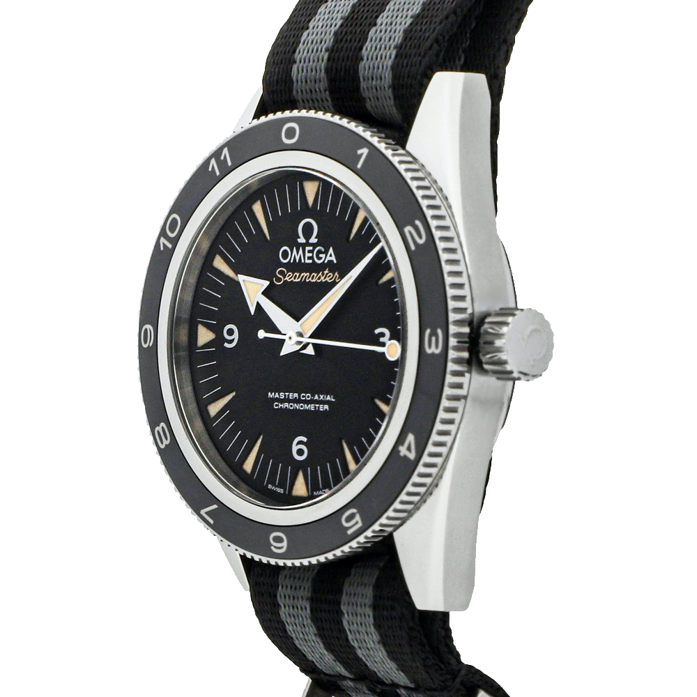 

Omega Black Stainless Steel Seamaster 300 Spectre Limited Edition 233.32.41.21.01.001 Men's Wristwatch 41 MM