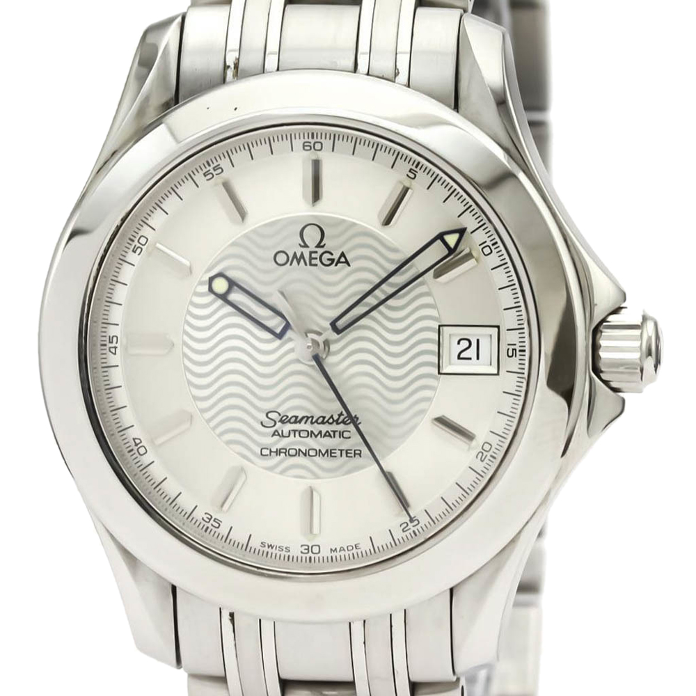 

Omega Silver Stainless Steel Seamaster 120M Chronometer Automatic 2501.31 Men's Wristwatch 36 MM