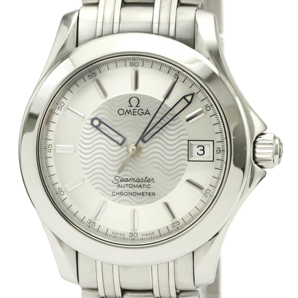 

Omega Silver Stainless Steel Seamaster 120M Chronometer Automatic 2501.31 Men's Wristwatch 36 MM