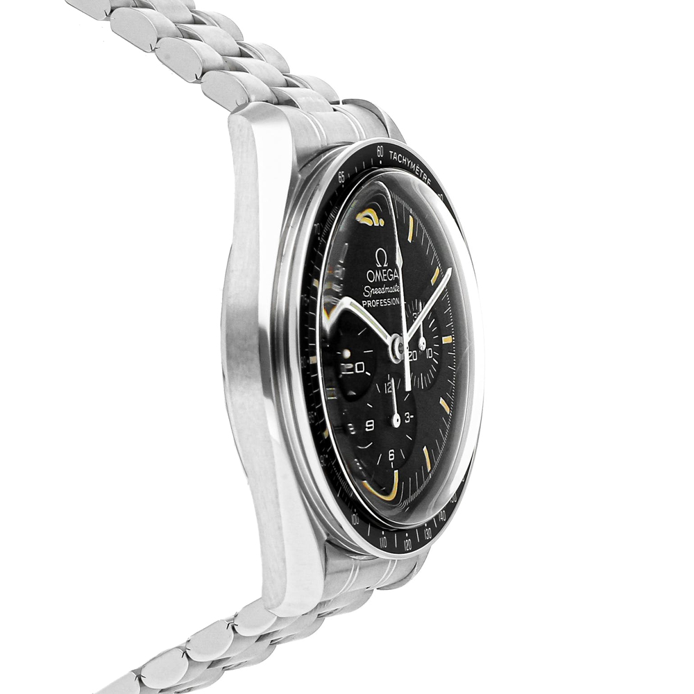 

Omega Black Stainless Steel Speedmaster Moon Watch 3590.50.00 Men's Wristwatch 42 MM