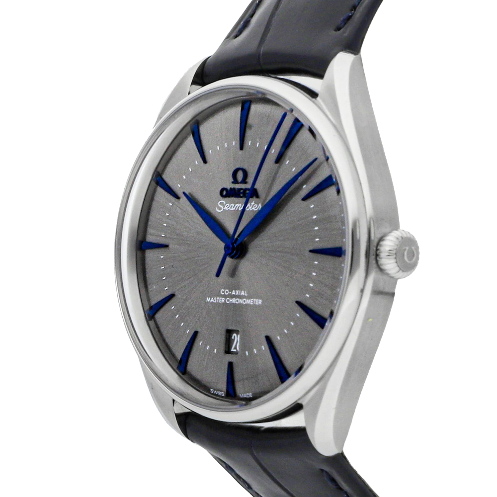 

Omega Grey Stainless Steel Seamaster City Editions UAE Limited Edition 511.13.40.20.06.003 Men's Wristwatch 40 MM