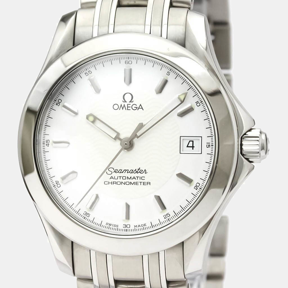 

Omega Silver Stainless Steel Seamaster 2501.21 Automatic Men's Wristwatch 36 MM