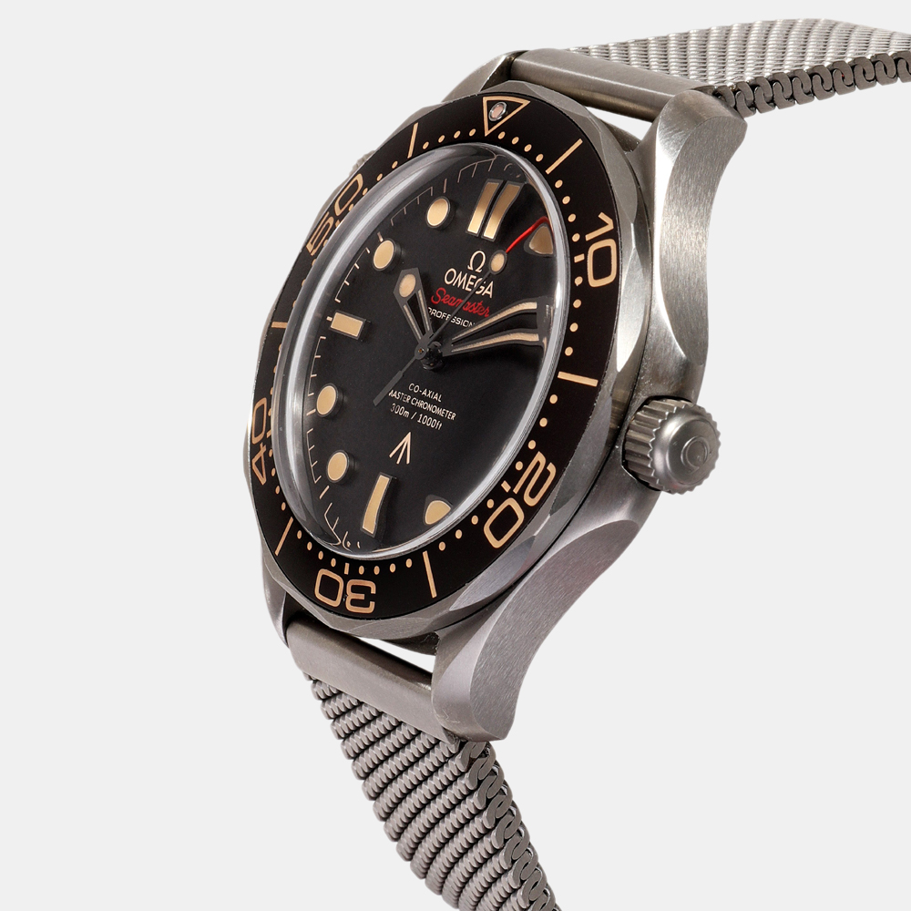 

Omega Brown Titanium Seamaster 007 No Time to Die 210.92.42.20.01.001 Men's Wristwatch 42 MM