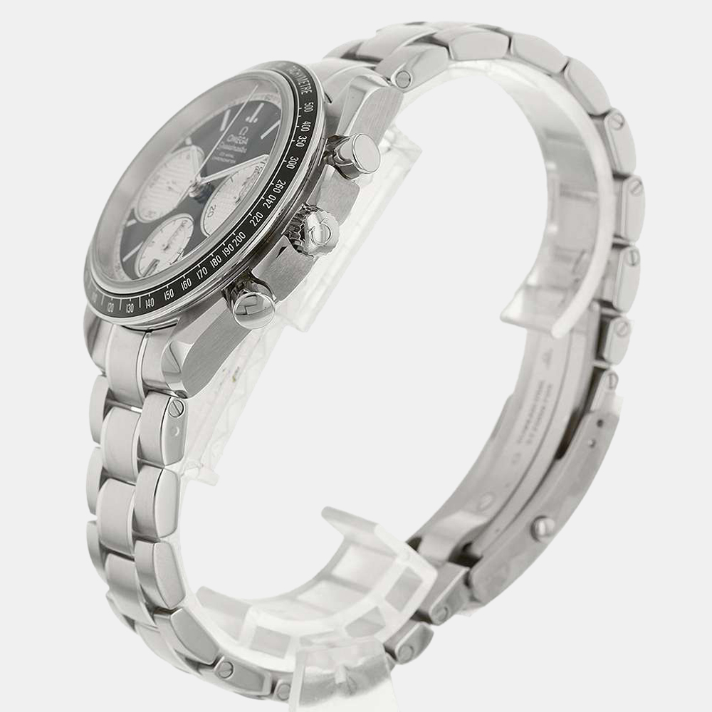 

Omega Stainless Steel Speedmaster Racing Automatic 326.30.40.50.01.002 Men's Wristwatch 40 mm, Black