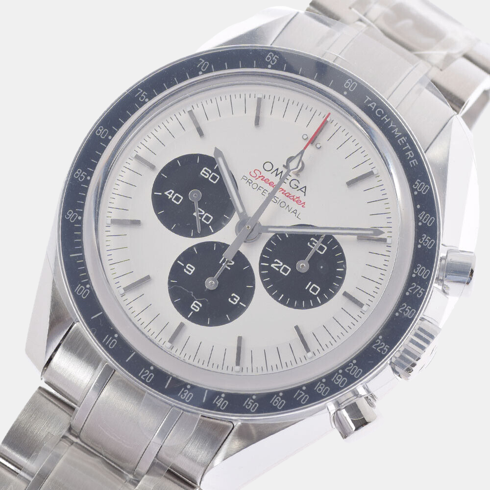 

Omega Silver Stainless Steel Speedmaster Tokyo 2020 Limited Edition 522.30.42.30.04.001 Men's Wristwatch 42 mm