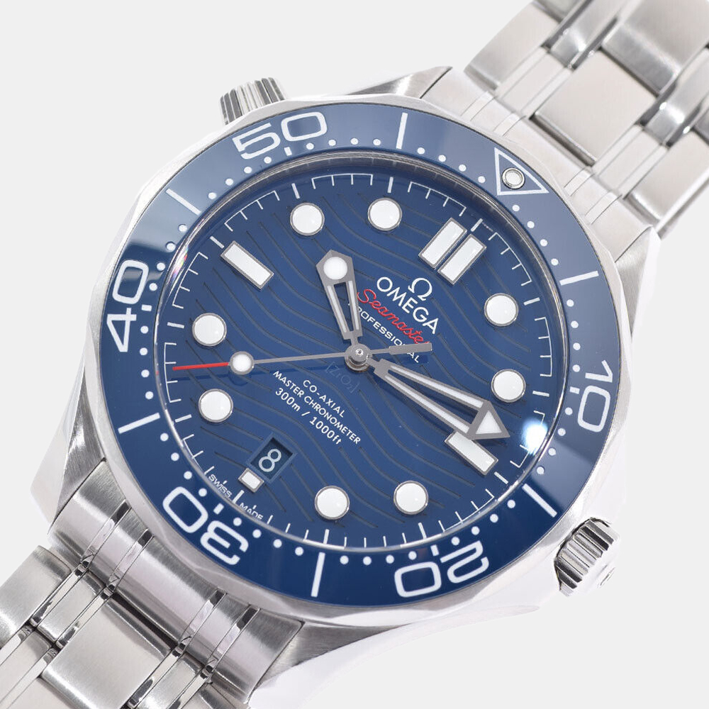

Omega Blue Stainless Steel Seamaster Professional 210.30.42.20.03.001 Automatic Men's Wristwatch 42 mm