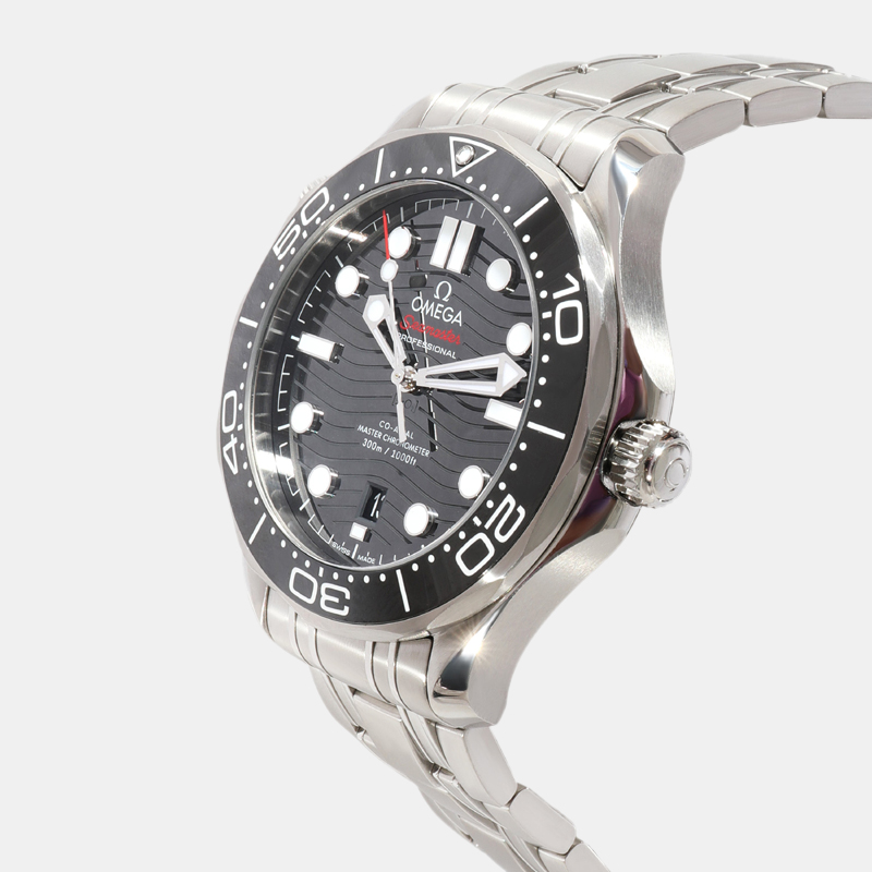 

Omega Black Stainless Steel Seamaster Diver 210.30.42.20.01.001 Automatic Men's Wristwatch 42 mm