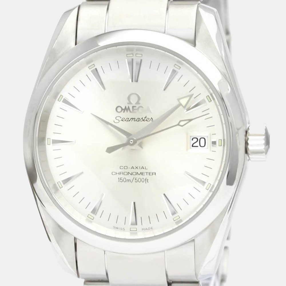

Omega Silver Stainless Steel Seamaster Aqua Terra 2503.30 Automatic Men's Wristwatch 39 mm