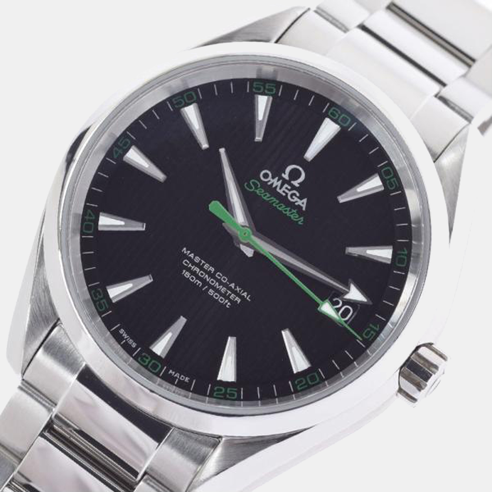 

Omega Black Stainless Steel Seamaster Aqua Terra 231.10.42.21.01.004 Automatic Men's Wristwatch 40 mm