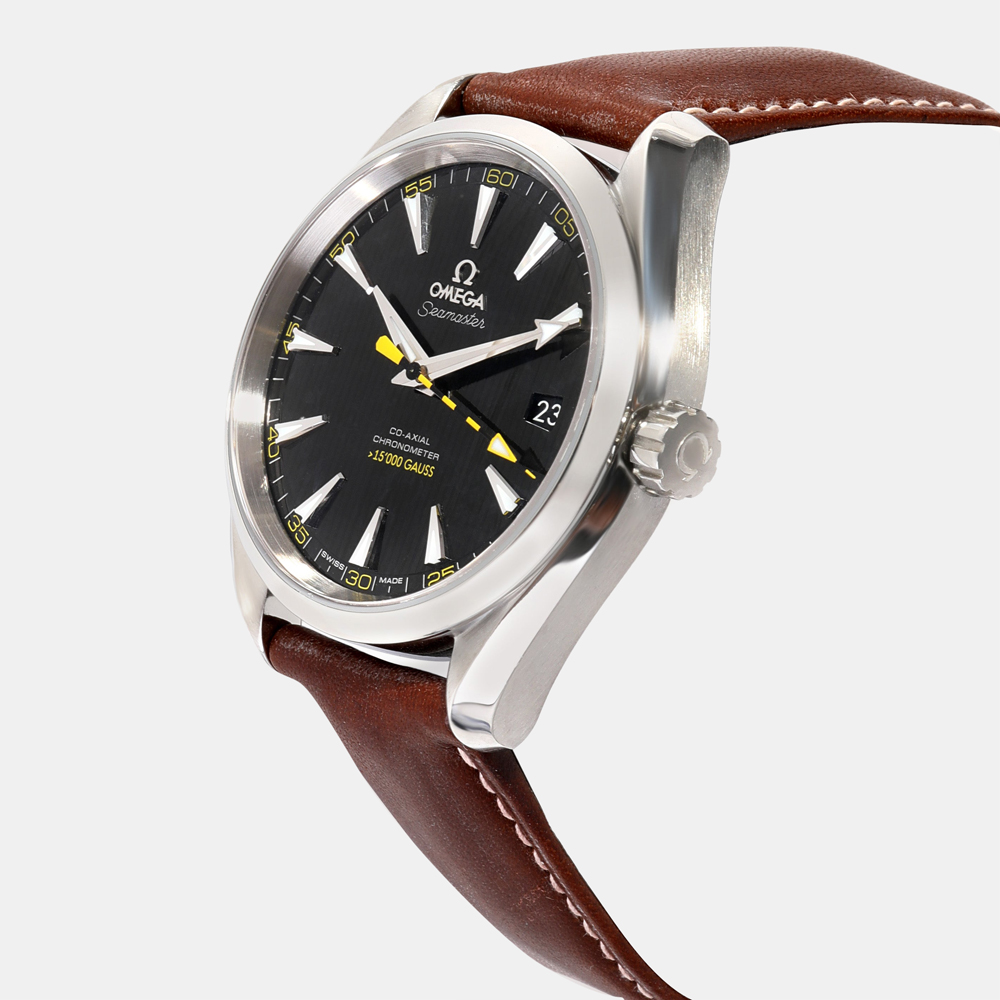 

Omega Black Stainless Steel Seamaster 231.12.42.21.01.001 Automatic Men's Wristwatch 41.5 mm