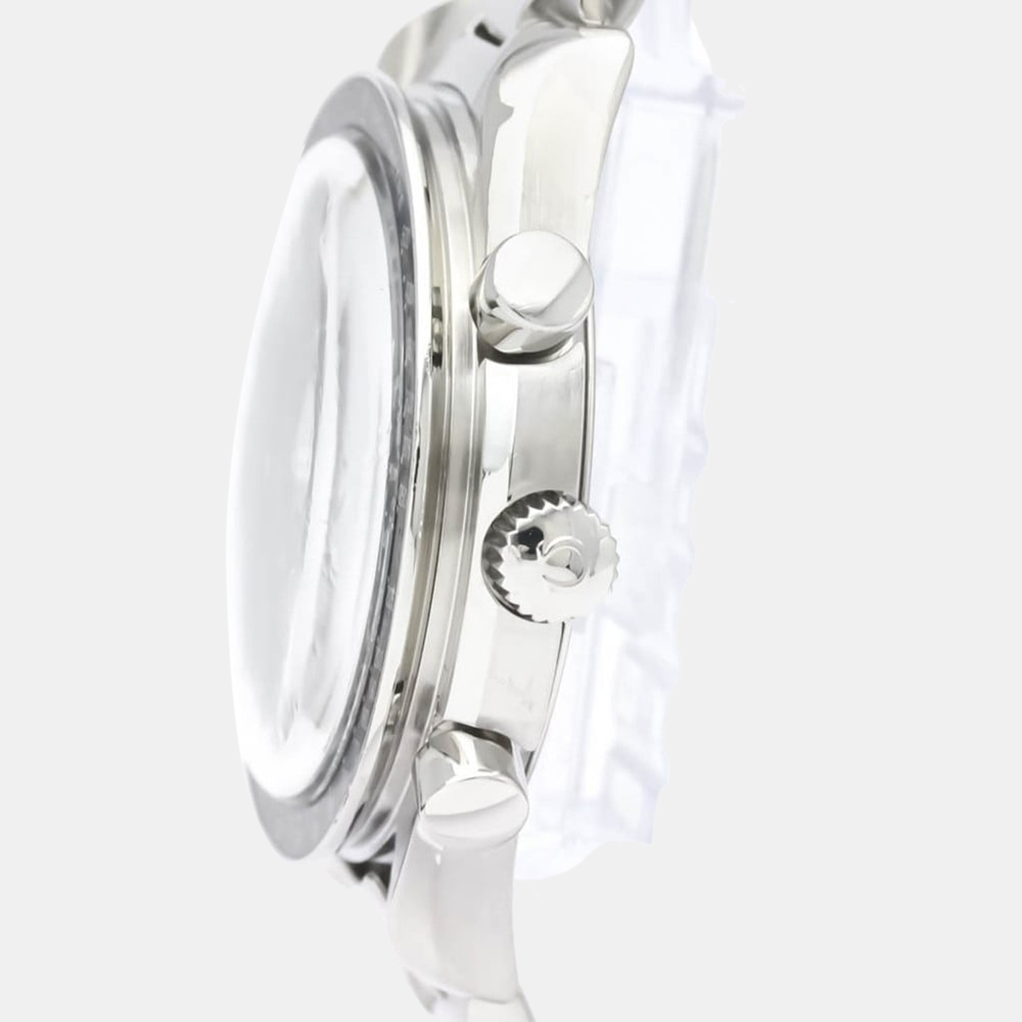 

Omega Black Stainless Steel Speedmaster 3510.50 Automatic Men's Wristwatch 39 mm