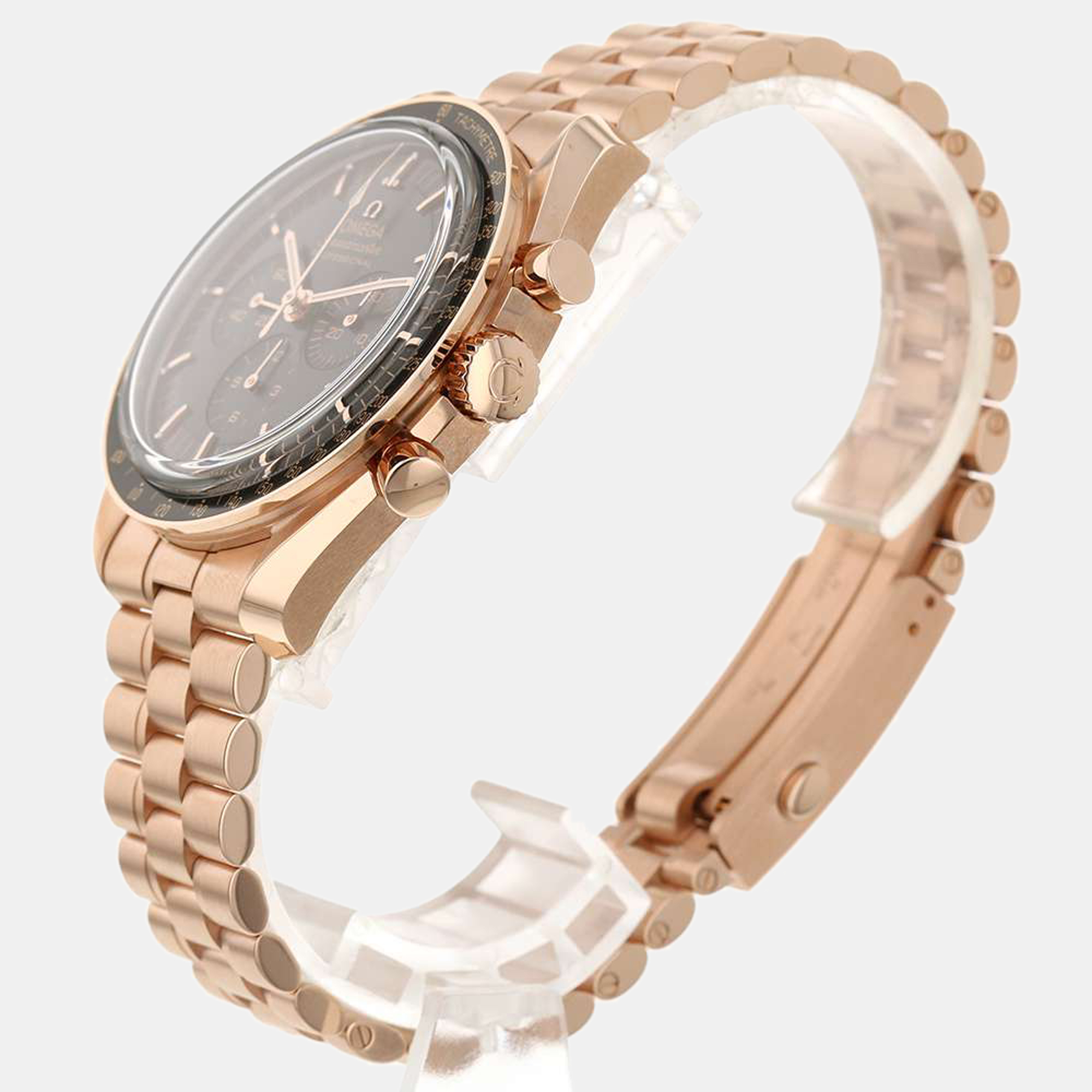 

Omega Black 18k Rose Gold Speedmaster Moonwatch 310.60.42.50.01.001 Manual Winding Men's Wristwatch 42 mm