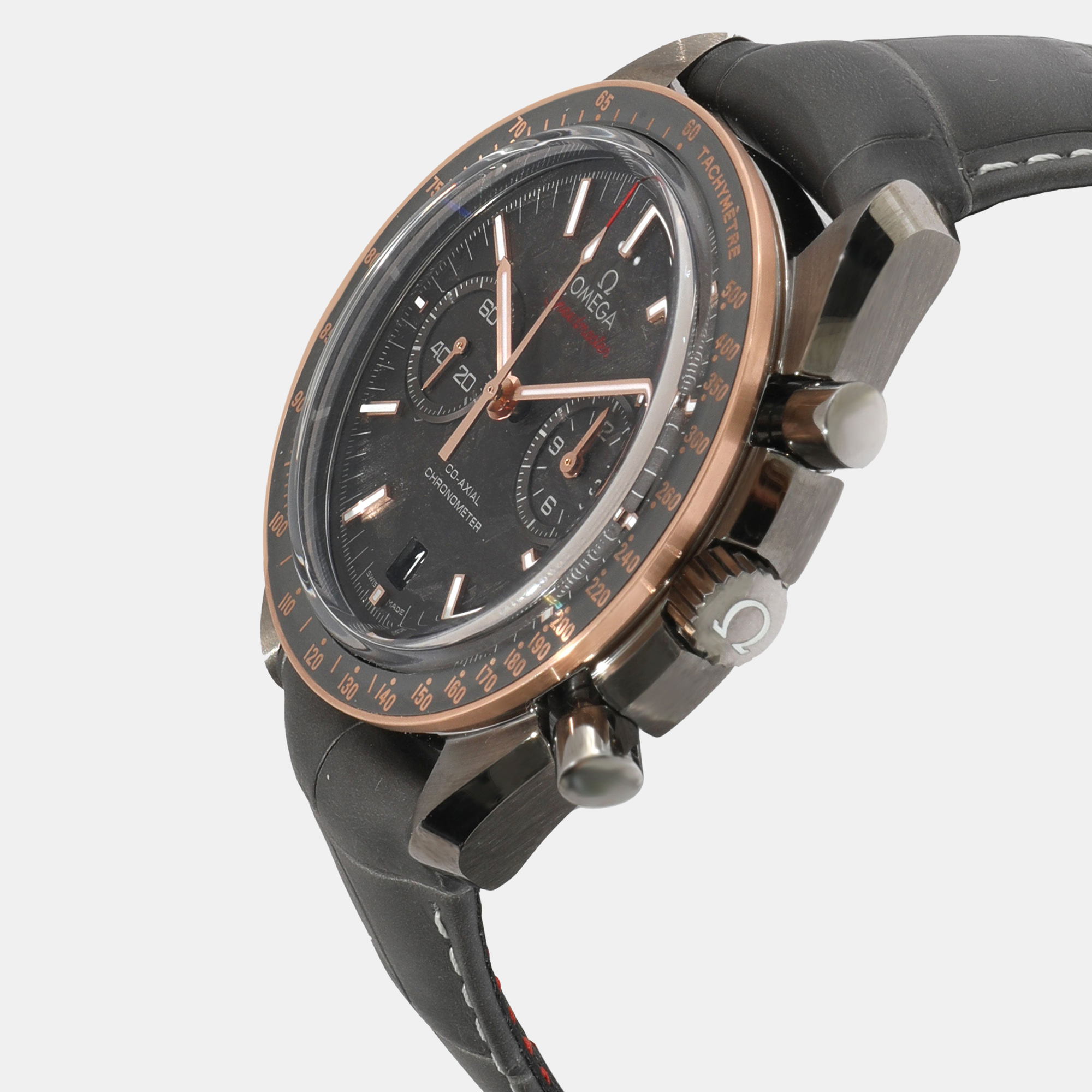 

Omega Grey 18k Rose Gold And Ceramic Speedmaster 311.63.44.51.99.001 Automatic Men's Wristwatch 44 mm