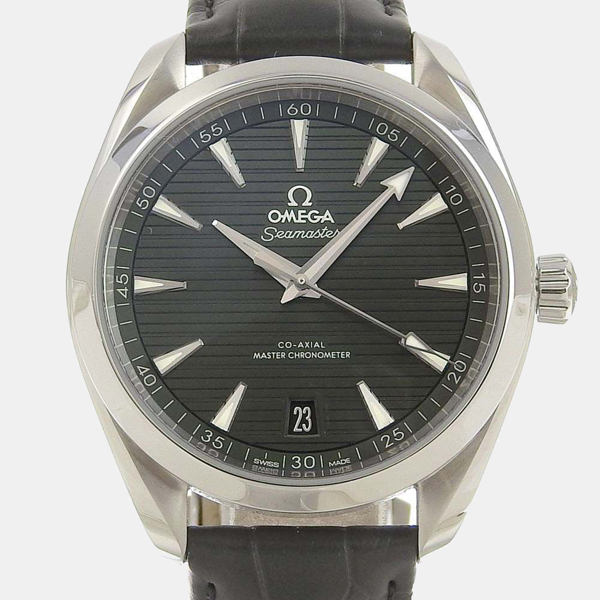 

Omega Green Stainless Steel Seamaster Aqua Terra 220 13 41 21 10 001 Automatic Men's Wristwatch 41 mm