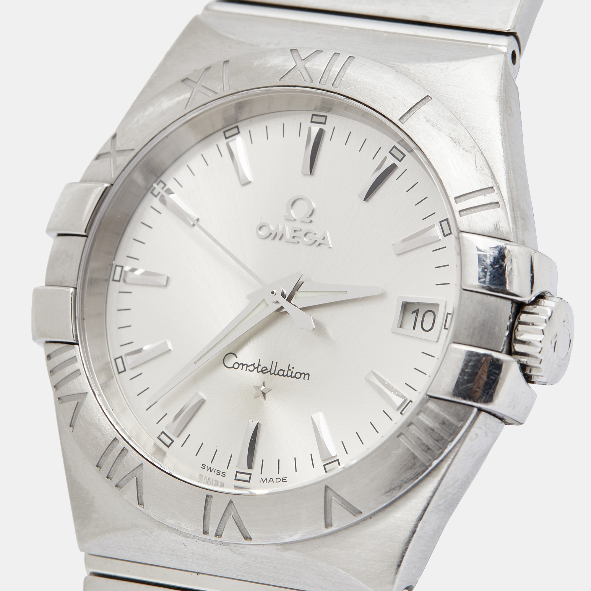 

Omega Silver Stainless Steel Constellation