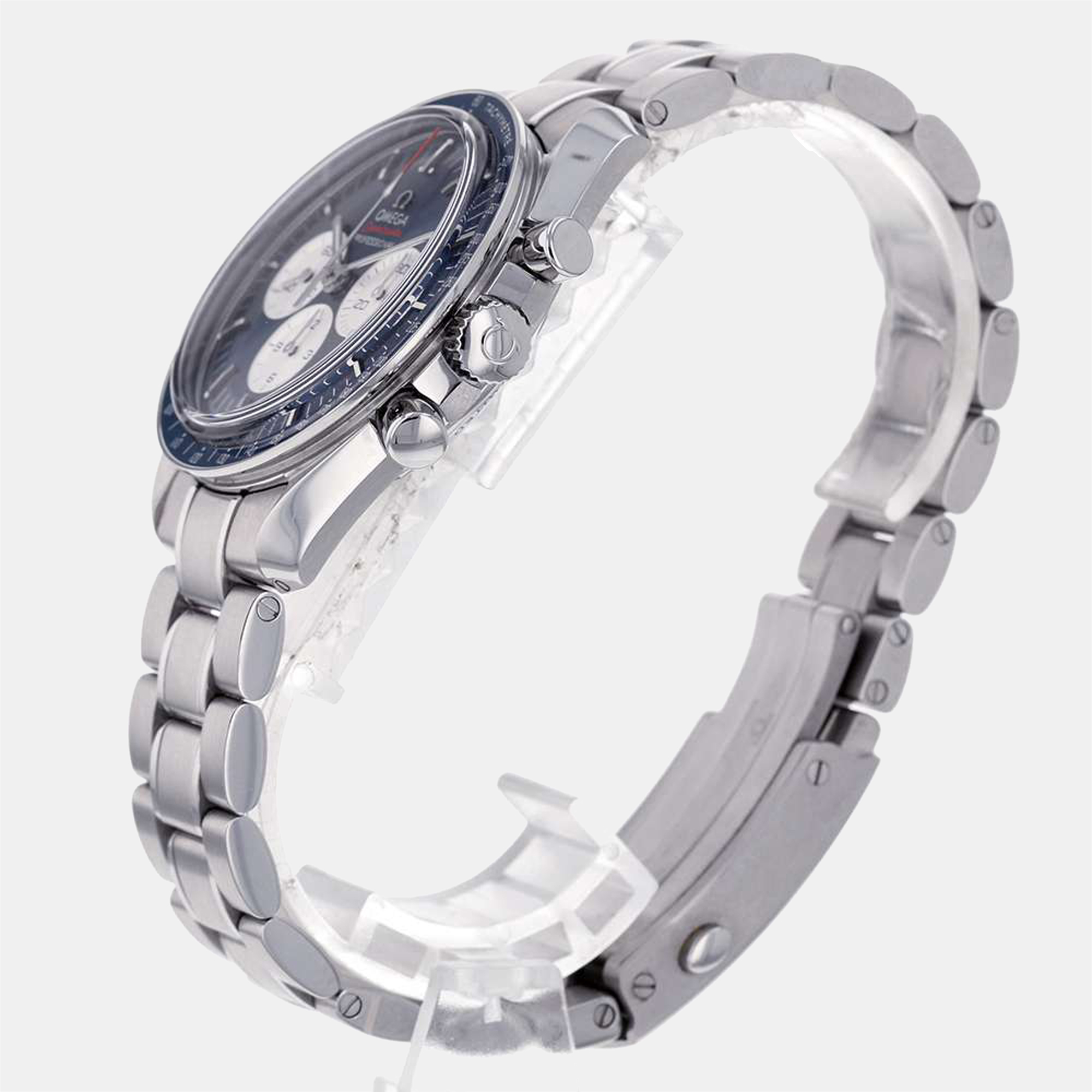 

Omega Blue Stainless Steel Speedmaster Tokyo 2020 Limited Edition 522.30.42.30.03.001 Automatic Men's Wristwatch 42 mm