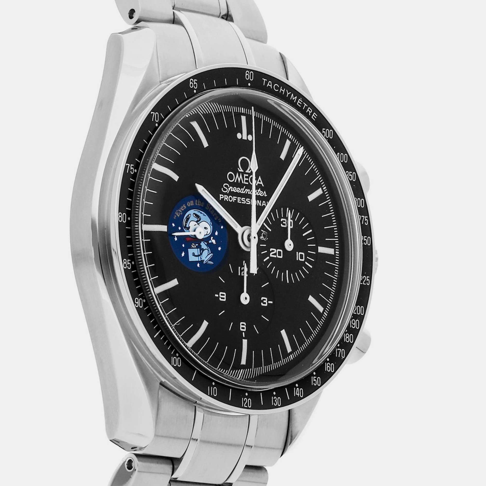 

Omega Black Stainless Steel Speedmaster 3578.51.00 Automatic Men's Wristwatch 42 mm