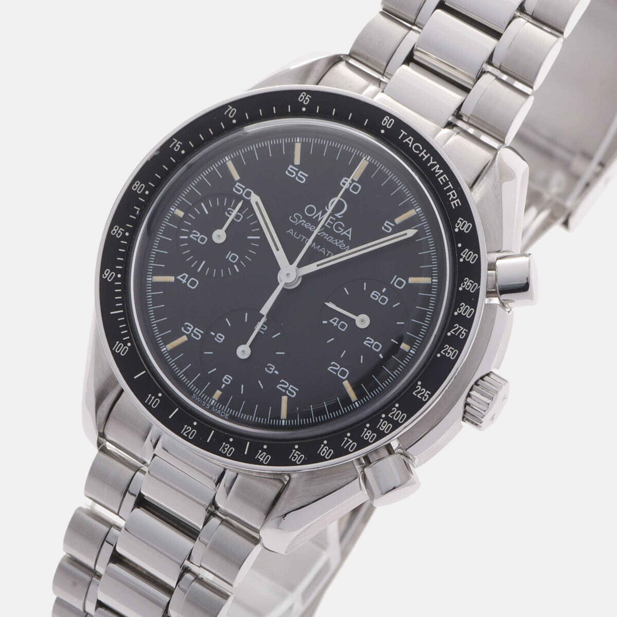 

Omega Black Stainless Steel Speedmaster 3510.50 Men's Wristwatch 39 mm