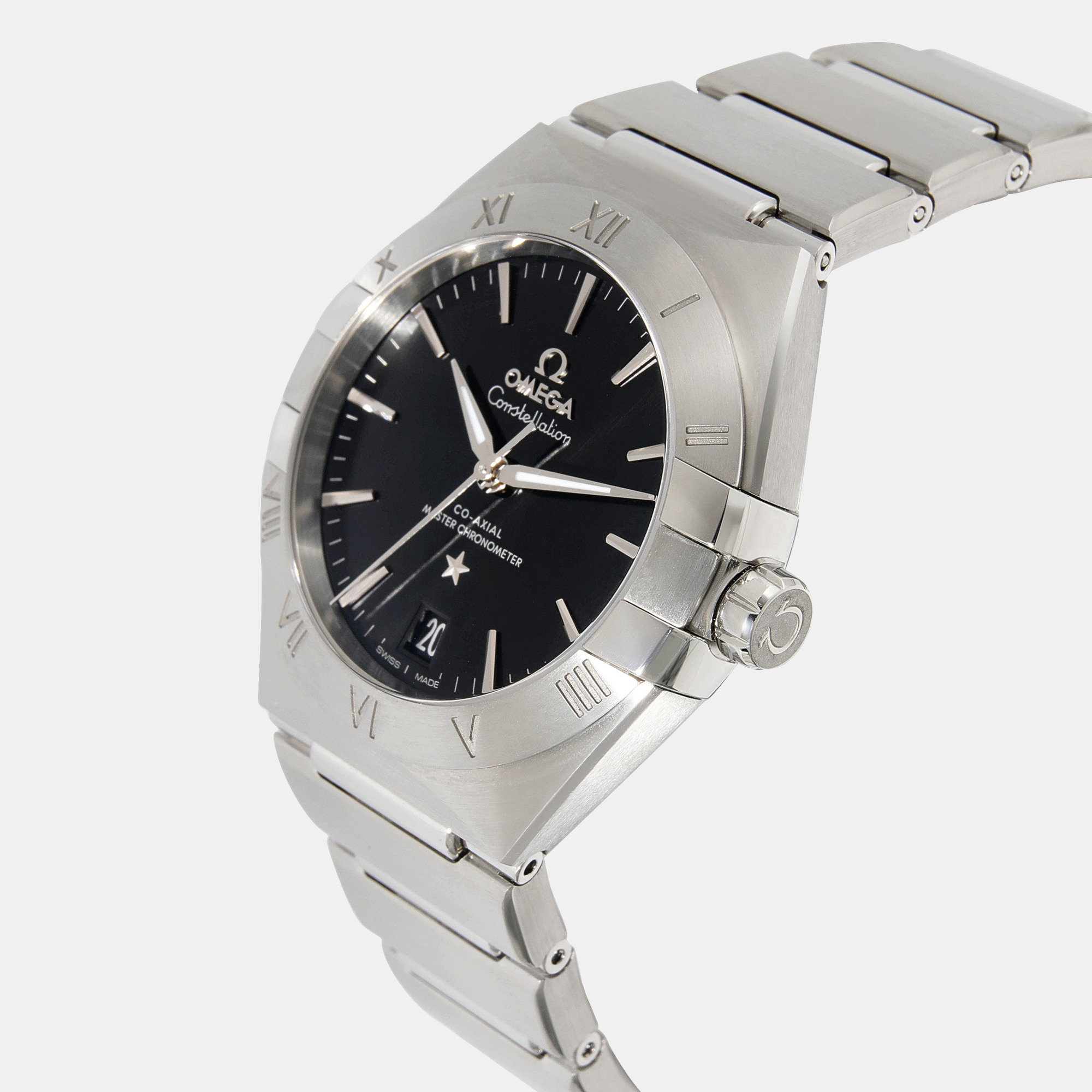 

Omega Black Stainless Steel Constellation 131.10.36.20.01.001 Men's Wristwatch 36 mm
