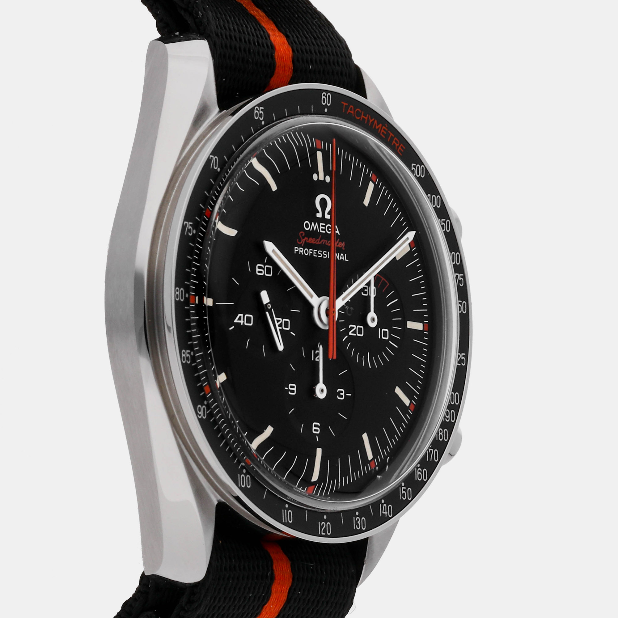 

Omega Black Stainless Steel Speedmaster 311.12.42.30.01.001 Manual Winding Men's Wristwatch 42 mm