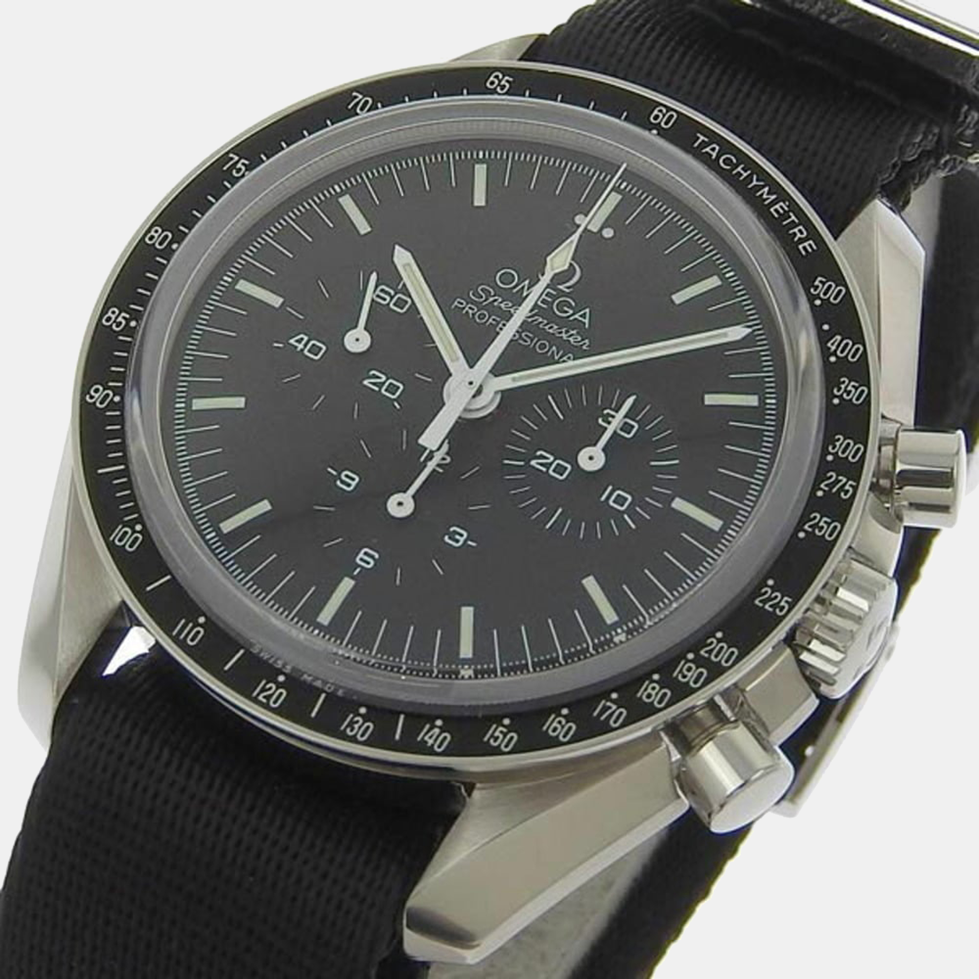 

Omega Black Stainless Steel Speedmaster 311.30.42.30.01.006 Men's Wristwatch 40 mm